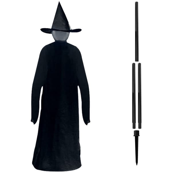 1 Set Light-up Control Witch Decoration and Haunted Party Props -B