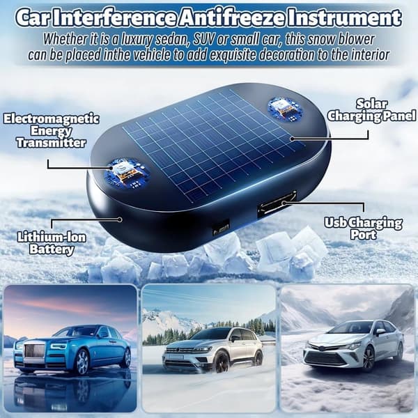 2-pack Snöröjning & Avfrostning Elektromagnetisk Anti-Frost Bilavfrostare