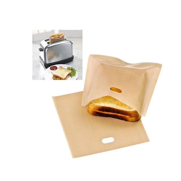 6-pak genanvendelige toastposer - Perfekte til grillede ostesandwich