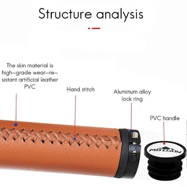 Retro Bicycle Grips, Lock-On Bicycle Grips, Bike Handlebar Grips