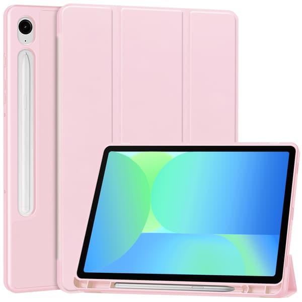 Case for Samsung Galaxy Tab S9/S9 FE 2023 Solid Color Protective Case Pink