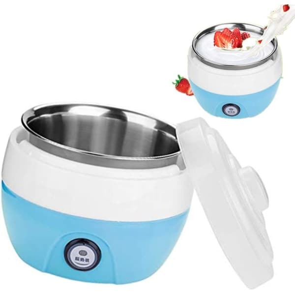 Automatisk yoghurtmaskin, elektrisk DIY yoghurt i rustfritt stål