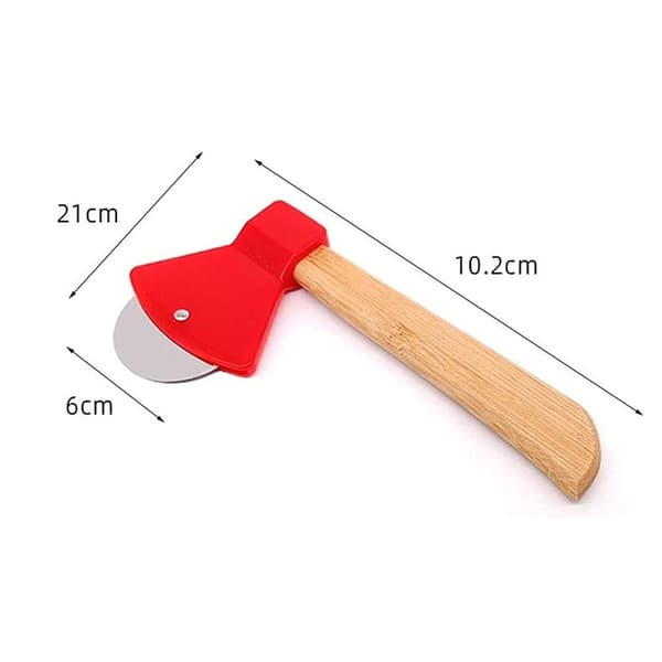 Smart Pizzakniv - Rød - 18 cm Röd red