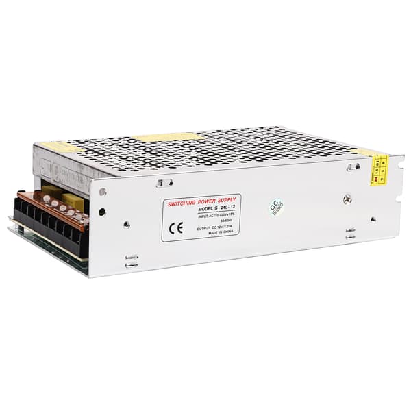 DC 12V 20A Universal Reguleret Switching Strømforsyning Transformer til LED Strip Light