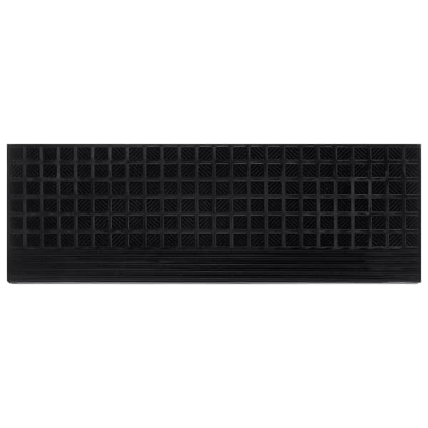 vidaXL Stair Mats 5 pcs 25x75 cm Rubber Svart 4800