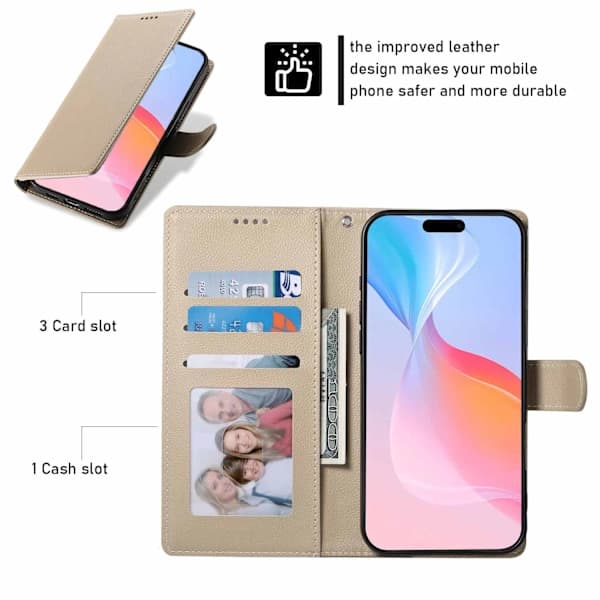 Magnetisk Flipcover til Samsung Galaxy A17 5G, Mørkeblå [JUN]