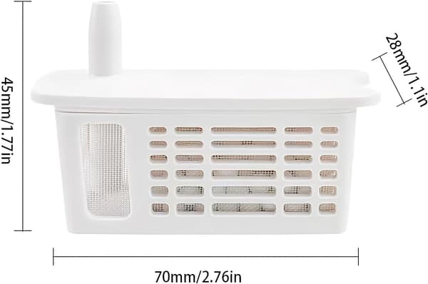 Silverjonmodul kompatibel med Ecovacs DEEBOT X2 Pro, X2 Omni, X5 Pro, X5 Omni, X5 Pro Omni, T30 robotdammsugare, 2-pack