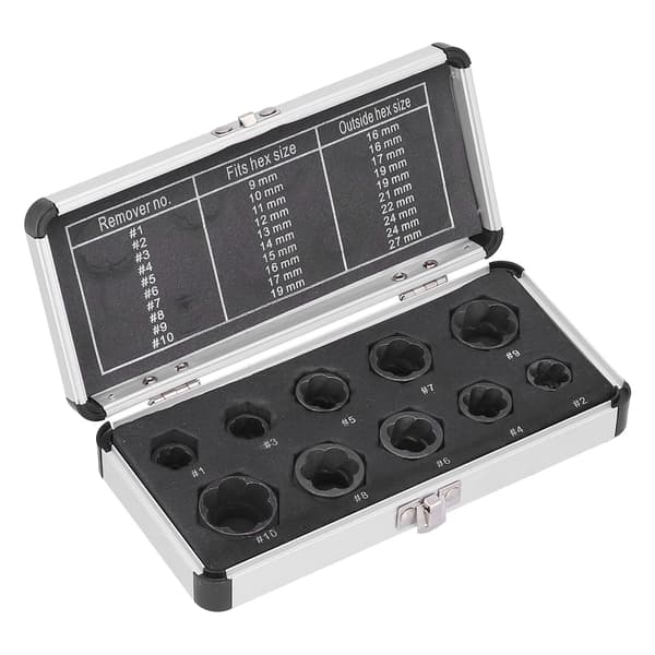 ExtractPro Tool Set for Removing Rusty, Damaged, and Stripped Nuts and Bolts