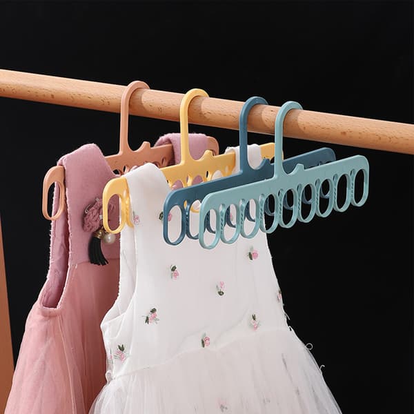 9-Hole Clothes Hanger - Dark Blue