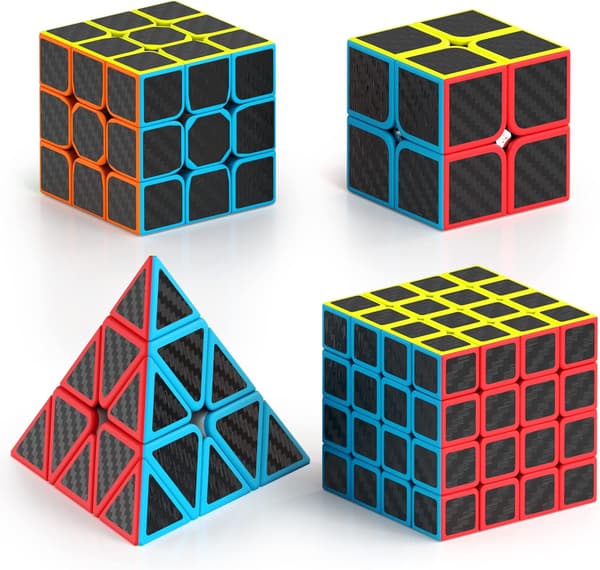 Speed Cube Sæt, Puslespil Cube Pakke med Pyramide Speed Cube, Sm