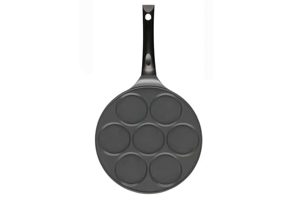 Pancake Pan - Pancake Griddle 26 cm – Maku Kitchen Life | For 7 small pancakes Svart black