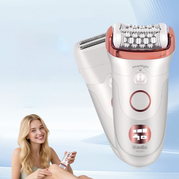 2-i-1 Hårfjerningsapparat for kvinner, Multifunksjonell Våt-/Tørrbarbermaskin