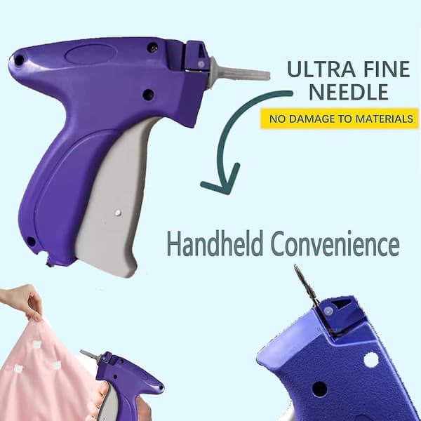 Micro Stitch Pistol, Quick Clothing Fixer, Micro Stitch Pistol for Clothes, Quick Stitch Pistol, Handheld Sewing Machine