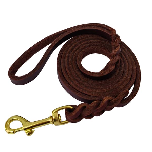 Hund Kohud Trekkrep Hovedlager Kohud Liten, Medium (rødbrun+kobberkrok 2.85M * 1.2CM)
