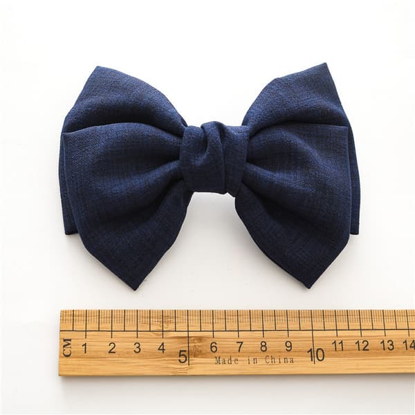 6 store hårspenner for kvinner elegante håndlagde stoffhårspenner