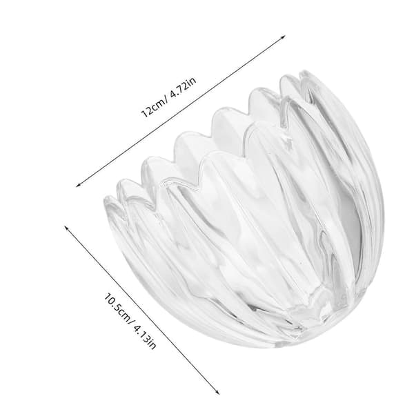 Glasskjerm for taklampe, klart transparent design