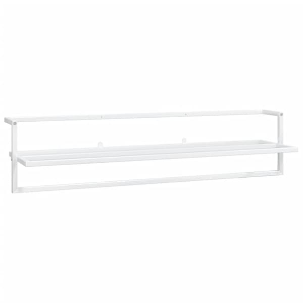 vidaXL Håndklestativ hvit 95x25x22 cm jern Vit 2190
