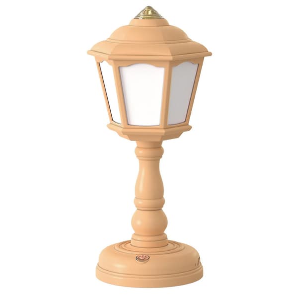 Gatelampeformet Skrivebordslampe Oppladbar Leselampe Nattlampe