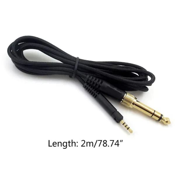 3,5 mm stik hovedtelefonkabel lydkabel til Sennheiser HD598 HD599 HD569 headset