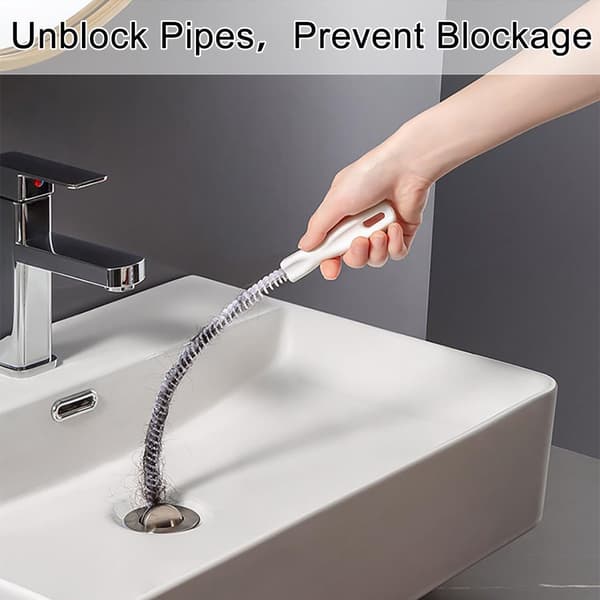 Drain Cleaner - 5-pack - Drain Unblocker - Sink Clogged - Cleaning - Removal Tool - Cleaning Brush