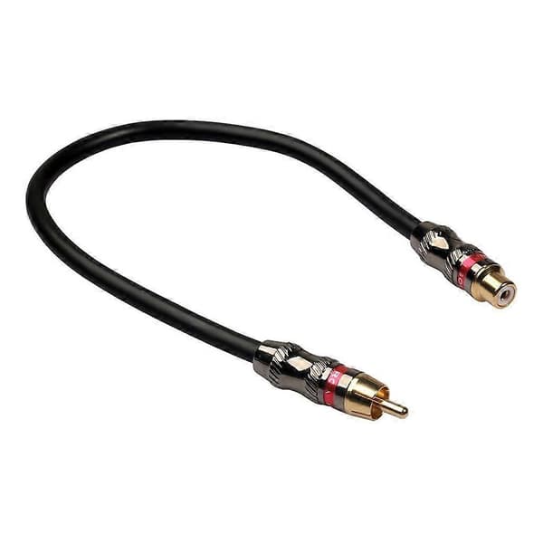 RCA han til RCA hun-kabel Lyd Video RCA han til hun-adapter Forlængerkabelstik Forgyldt