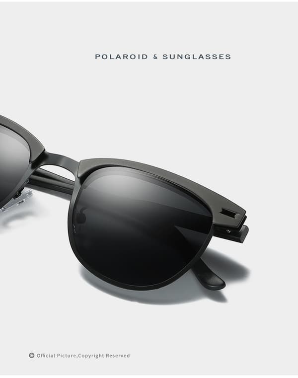 Polarisoidut aurinkolasit UV400 Musta/Harmaa
