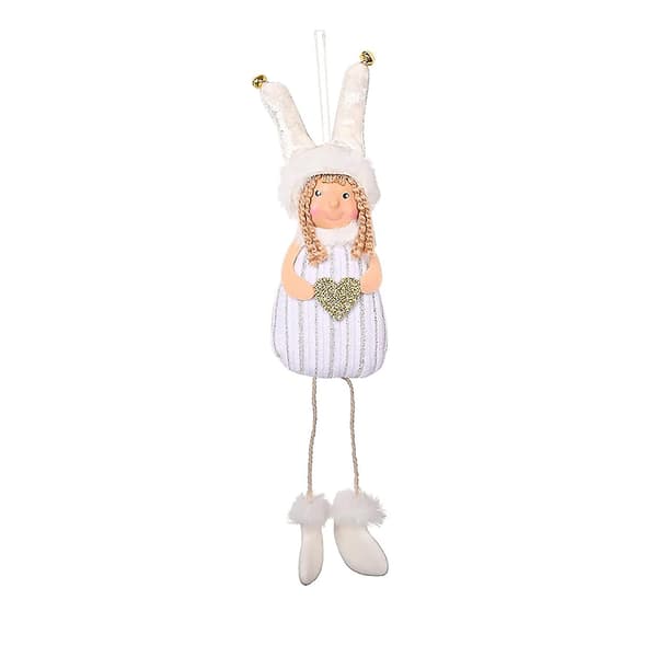 Christmas Tree Decorations Light Hanging Figures Compatible With Christmas Tree, Hanging And Christmas Lace Doll Decoration Compatible With