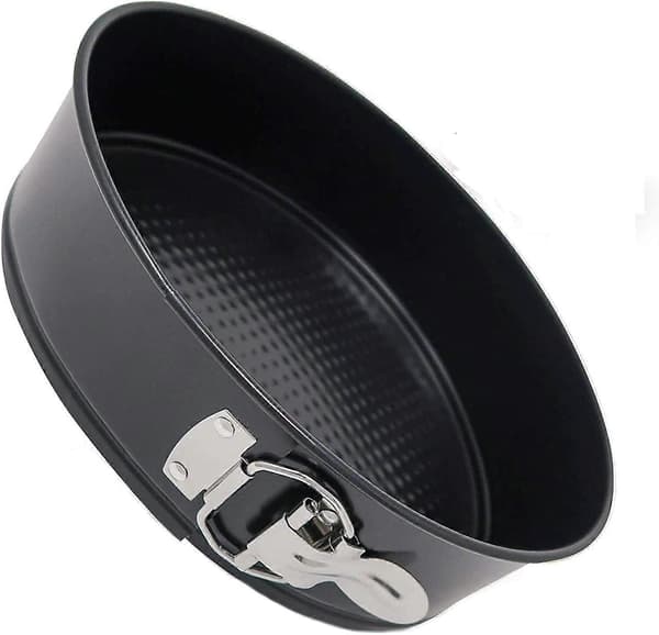 Sæt med 2 runde kageforme 23 cm non-stick springform løs bund bageplade