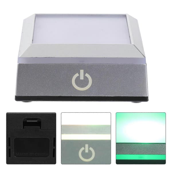 LED Lysbase Krystalstativ Display Lysbase LED Lys Krystal LED Lysholder LED Base Akryl