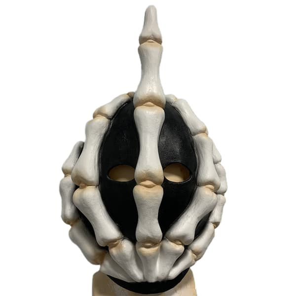 Halloween-parodi Foragt den lodrette langfinger maske