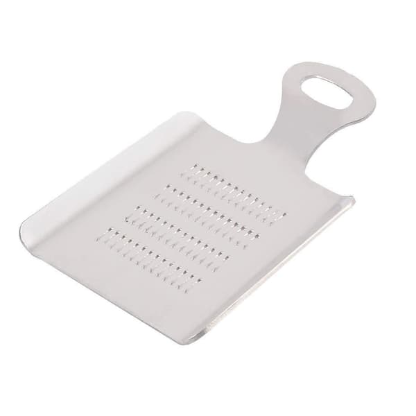 Garlic and Ginger Grater - Stainless Steel Silver silver