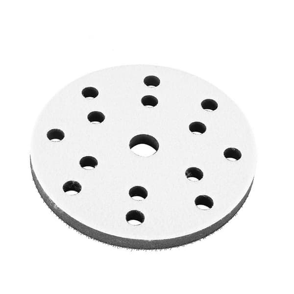 150 mm diameter myk buffer svamp grensesnitt dempepute for slipeplater (17 hull)