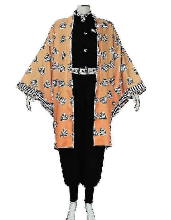【LD】Kjole Kostume Agatsuma Zenitsu Cosplay 110 110