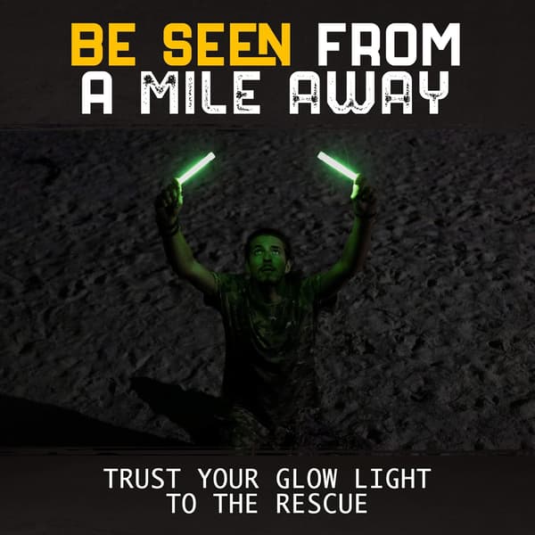 30 Ultra Bright Glow Sticks i Bulk - Multi Use Glowsticks for Fester Lys med 12 Timers Varighet
