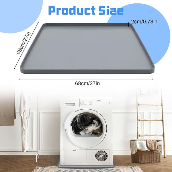 27\" Vaskebrett for gulv vanntett,