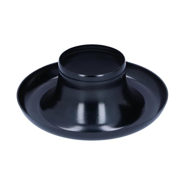 4 tommer kaldluftinntak Turbo Horn Velocity Stack Adapter Dekorasjon CNC Aluminium Biltilbehør Svart
