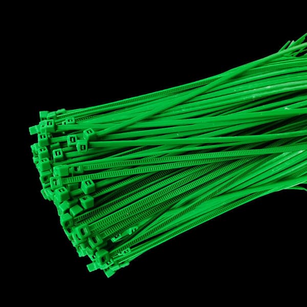 Cable Ties - Green - 100 pcs - 300 mm x 3.6 mm - UV Resistant K