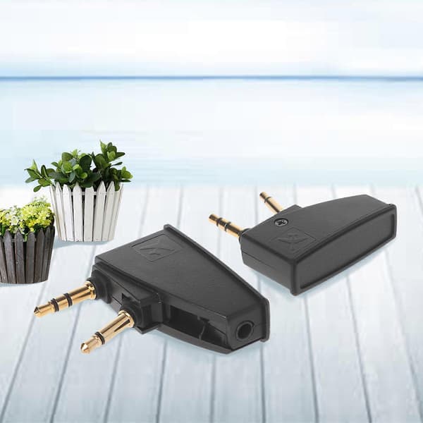 Flyhovedtelefoner 3,5 mm adapter til QC45 QC35 QC3 QC25 hovedtelefoner