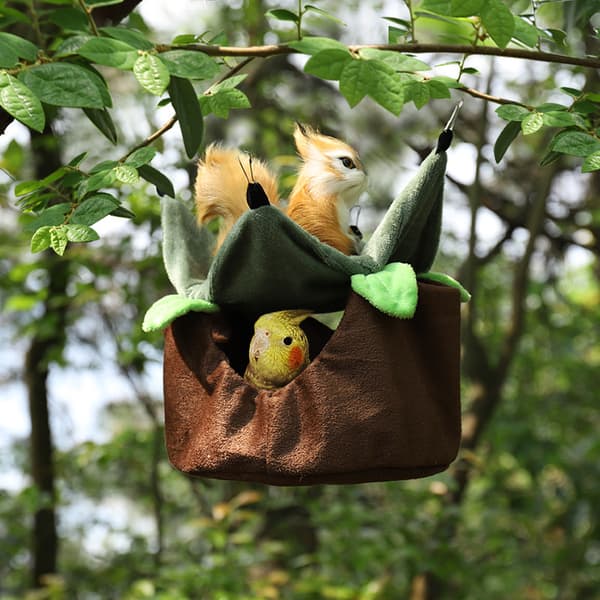 Parrot Nest Tiger Skin Nest Squirrel Hammock Honey Glider Warm Sleeping Bag