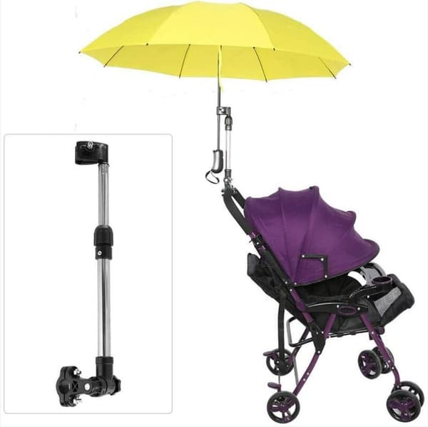 Paraplyställ, Infällbar Paraplyhållare Stativ Rostfritt Stål Cykel Barnvagn Paraply