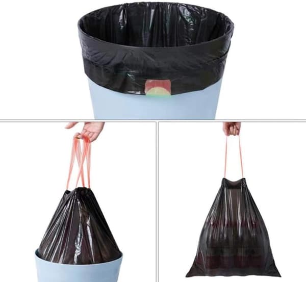 150 Large Garbage Bags - Easy to Use, Colored, Clean, Can Be Used In