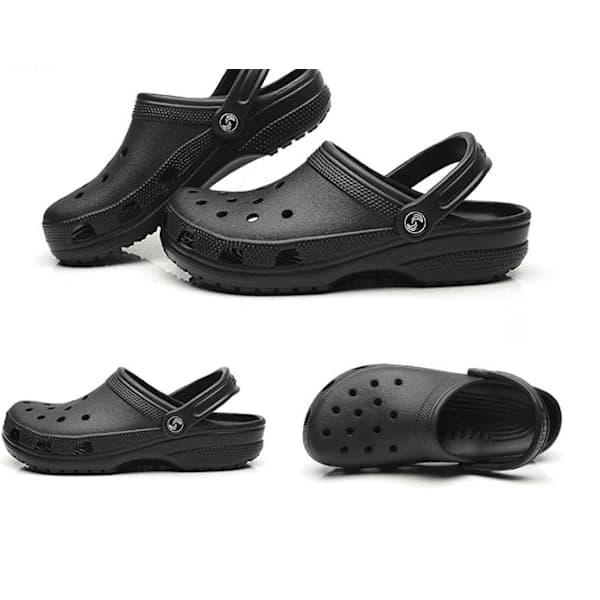 Unisex Crocs Strand Sandaler (Sort Størrelse 39-40)