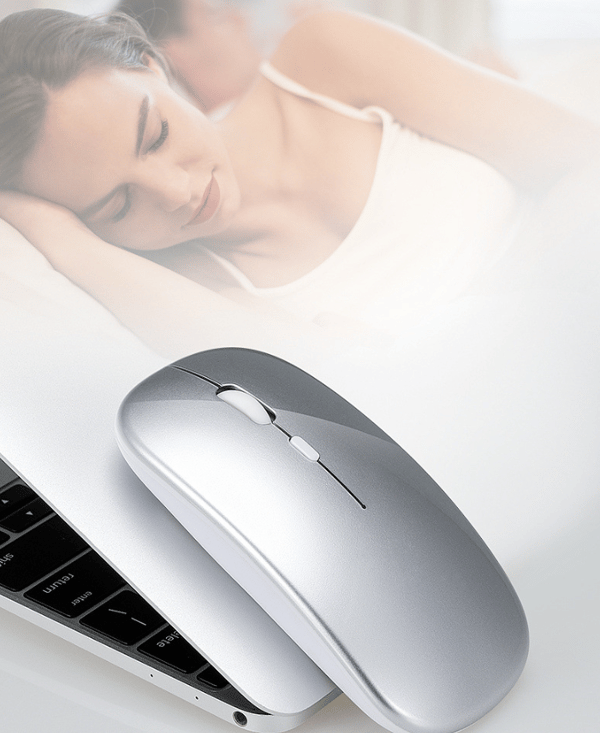 White, Wireless 2.4G Mouse, Silent Laptop Desktop, Wireless Office