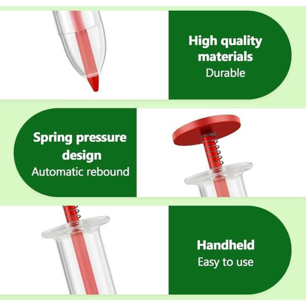 Mini Seeder 6 Pcs Manual Seed Dispenser for Small Seeds Planting Vegetables Flowers Garden Tools