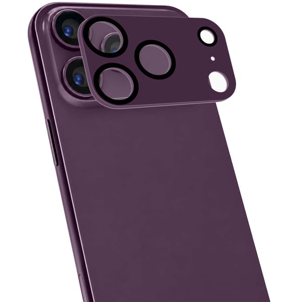 iPhone 18/17 Pro Kameralinsebeskytter – Kirsebærglass