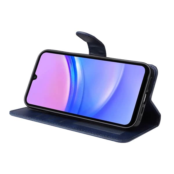 Samsung A17 Pung Etui - Læder Etui til A17/A16/A26 5G[JUN] Blå Blå Blue