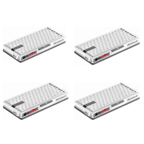 4x Erstatningsdele Hepa-filter til -ha 50 Hepa Airclean-filter til S4/s5/s6/s8 C2-c3 Støvsuger