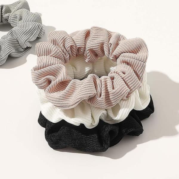 Hårbånd Scrunchies til kvinder og piger, søde hårbånd til tykt krøllet hår, ingen folder, hårtilbehør, bløde reb, hestehale