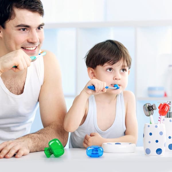 Protective cover for electric toothbrush - 6 pieces - Toothbrush holder