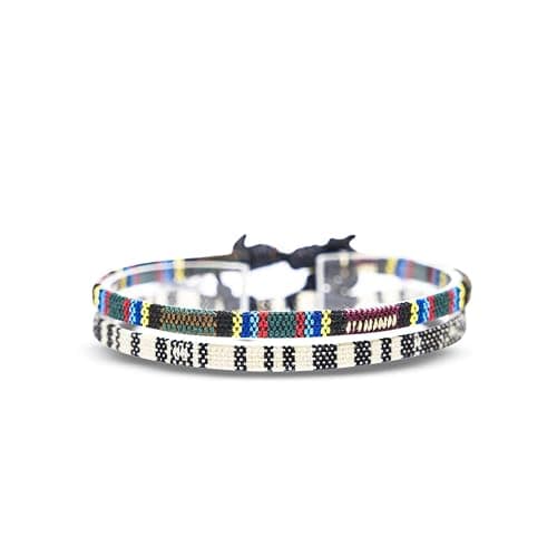 2x Surfer armbånd sæt til mænd og kvinder - boho hippie - tilbehør